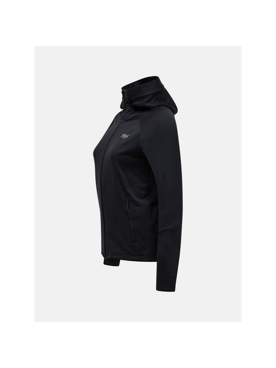 Bluza damska PEAK PERFORMANCE 40Y Rider Zip Hood czarna
