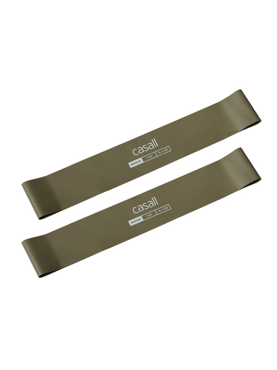 Taśma CASALL Rubber Band Medium 2Pcs zielony - TU - Akcesoria - Adventure Sports
