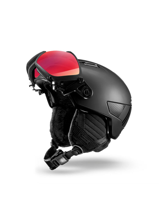 Kask narciarski JULBO Globe Evo MIPS - czarny | Fotochrom Cat 1-3 light amplifier

