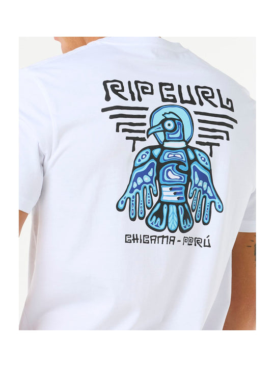Koszulka RIP CURL Desti Animals Tee biały
