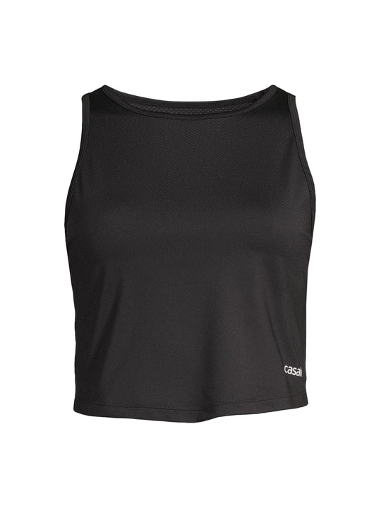Koszulka CASALL Laser Mesh Crop Top czarny - Adventure Sports
