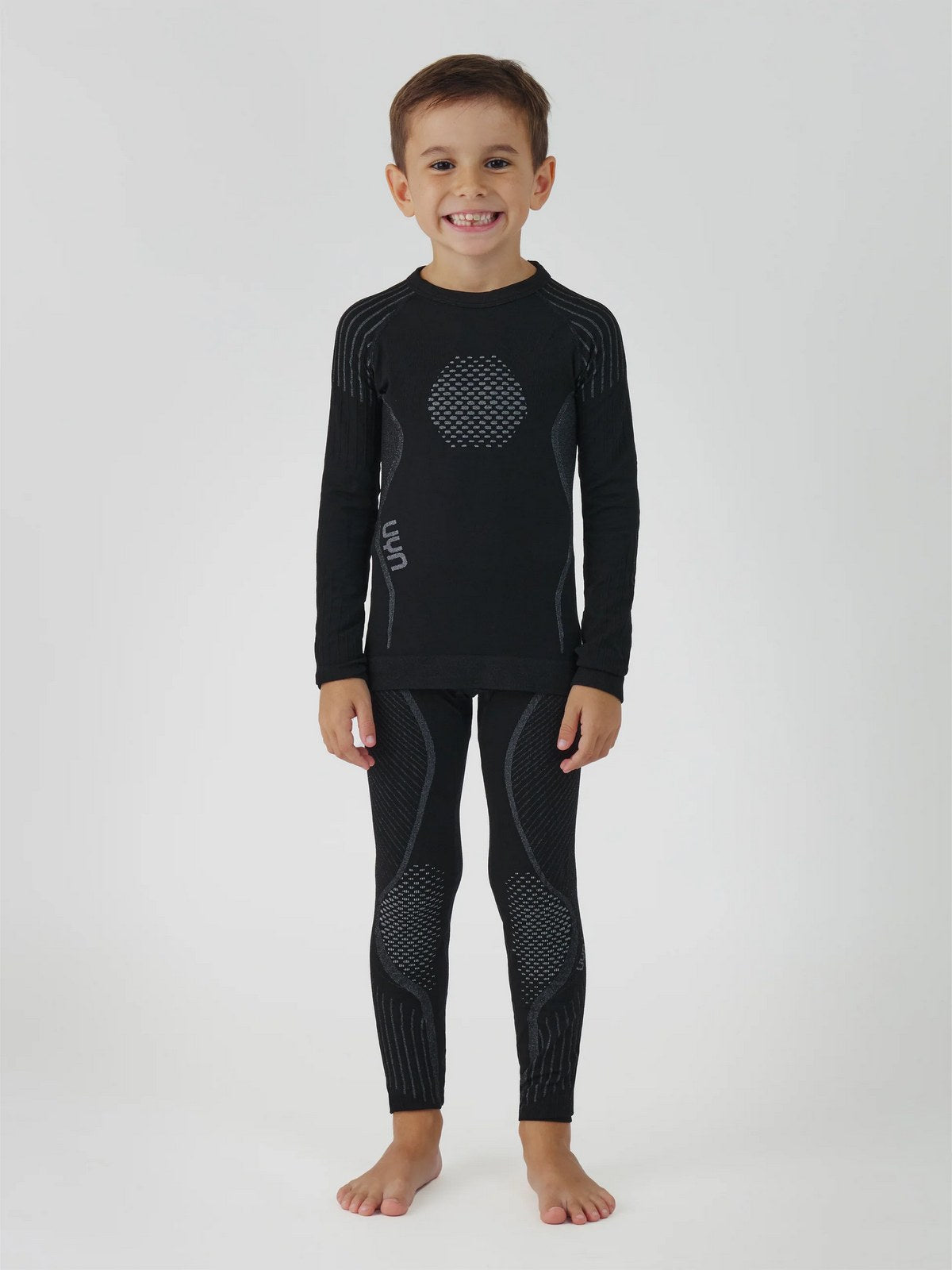 Bielizna termoaktywna zestaw UYN Visyon 2.0 Thermal Base Layer Set - czarny