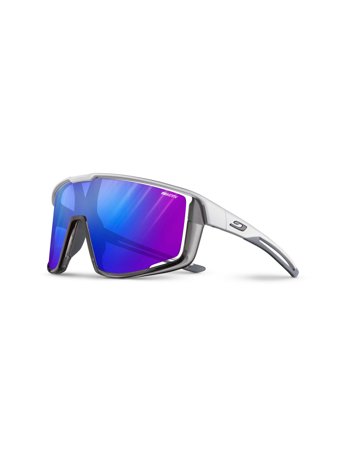 Okulary fotochromowe Julbo Fury - biały/szary | Reactiv High Contrast cat 1-3 - M - Adventure Sports