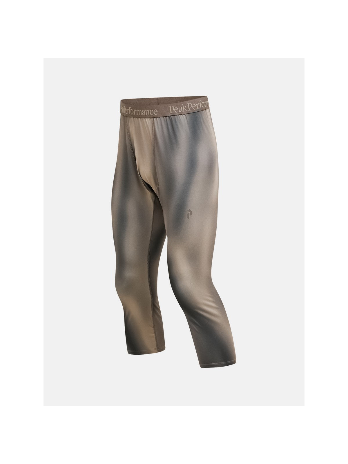 Spodnie termiczne męskie PEAK PERFORMANCE Spirit AOP 3/4 Short Johns Synthetic Baselayer beżowe