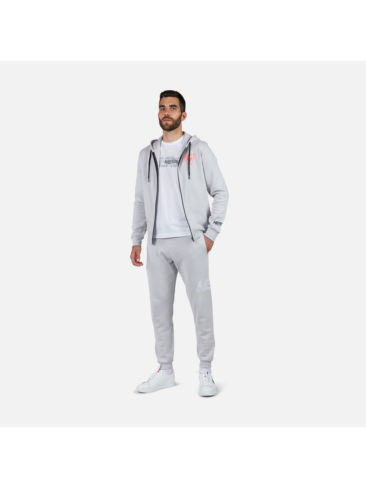 Spodnie dresowe męskie Rossignol New Hero Pant szary - narciarskie - Adventure Sports