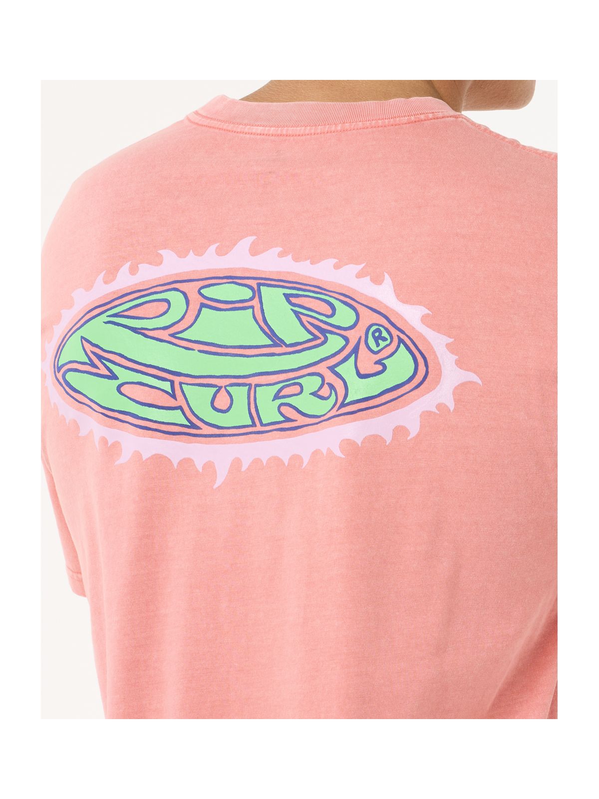 Koszulka RIP CURL Raw Energy Sloth Tee różowy