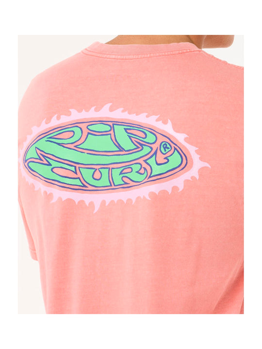 Koszulka RIP CURL Raw Energy Sloth Tee różowy
