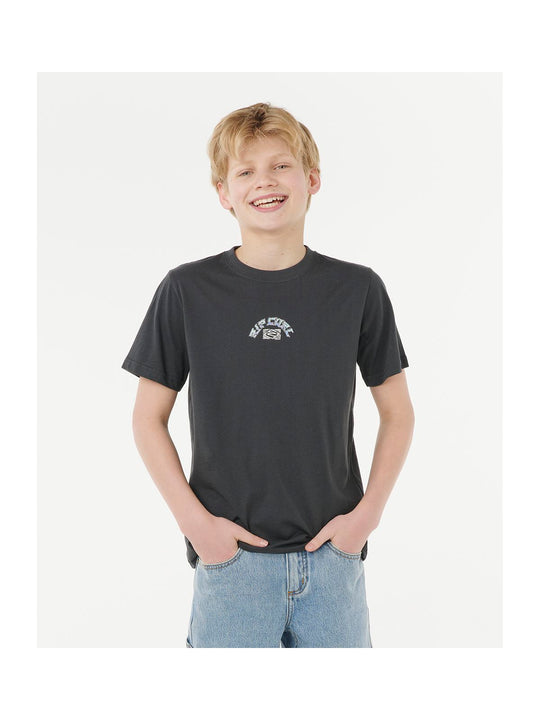 Koszulka RIP CURL TROPIC DAZE ART TEE -BOY czarna
