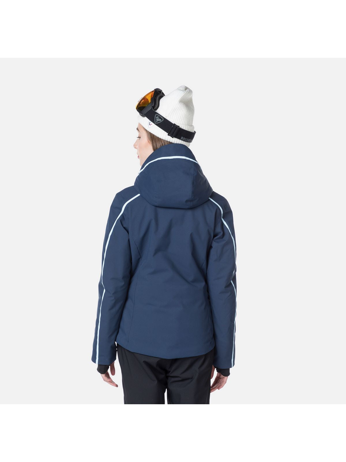 Kurtka narciarska damska Rossignol W Flat Jkt granatowy - Adventure Sports