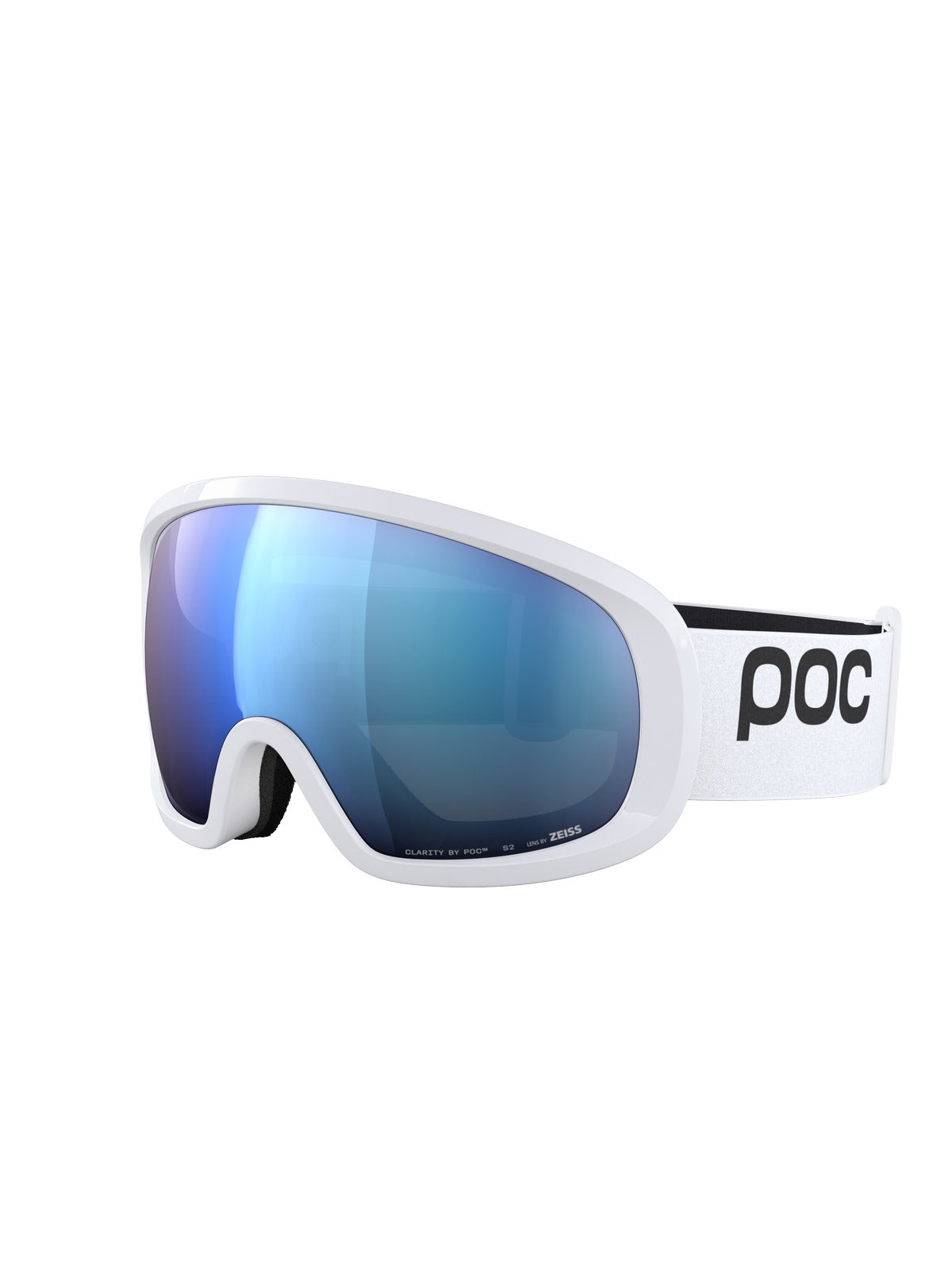 Gogle narciarskie POC Fovea Mid Wide Fit biały