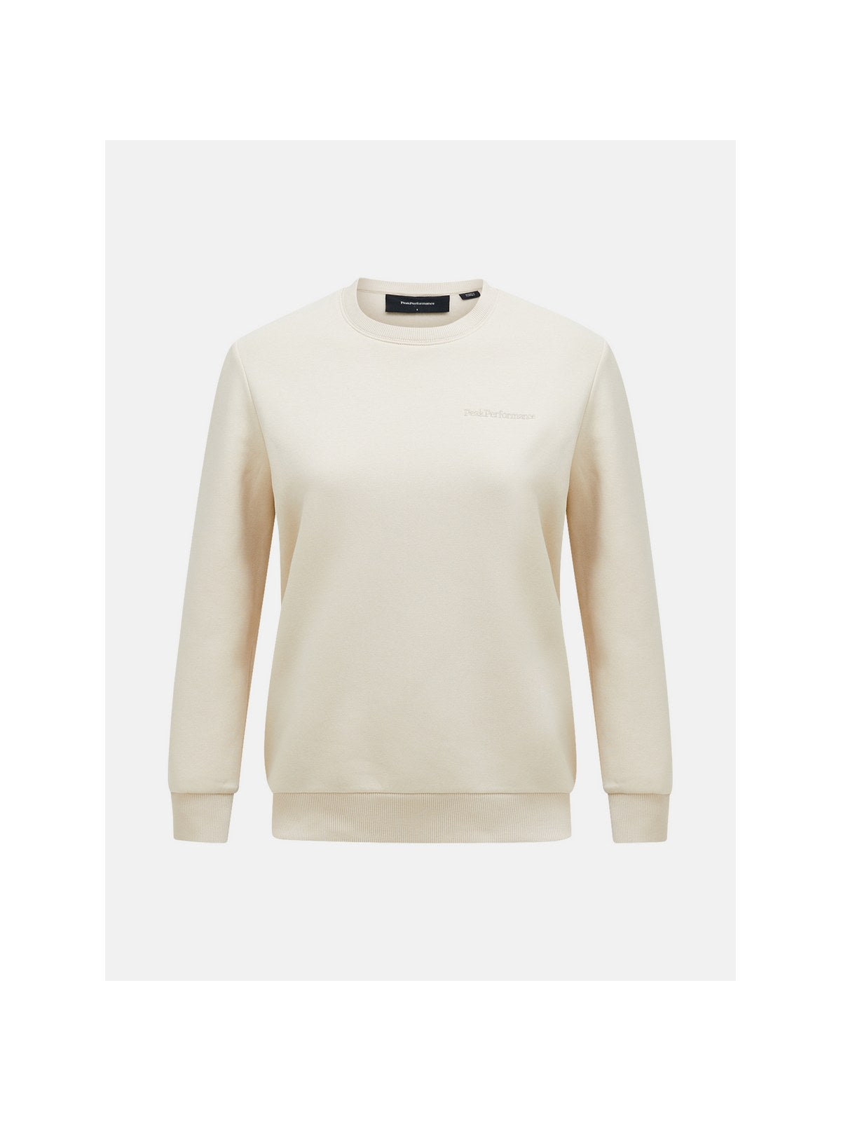 Bluza PEAK PERFORMANCE Original Small Logo Crew Women beżowy - Adventure Sports