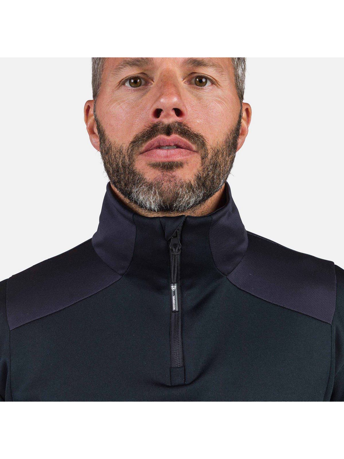 Męska buza sportowa Rossignol Diretta Fleece Hz czarna - Bluza - Adventure Sports