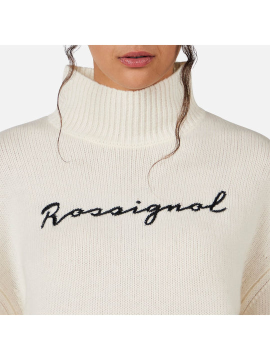 Sweter damski ROSSIGNOL W SIGNATURE SWEATER biały
