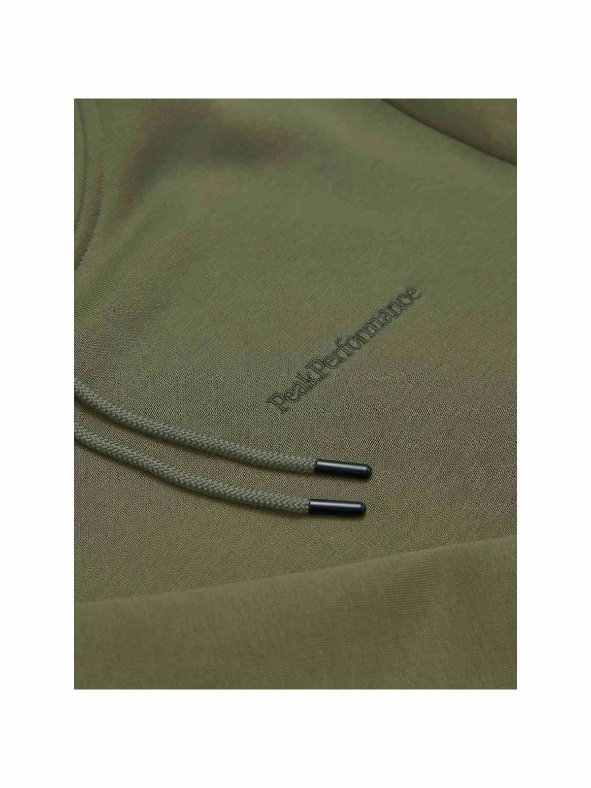 Bluza z kapturem męska Peak Performance M Original Small Logo Hood zielona