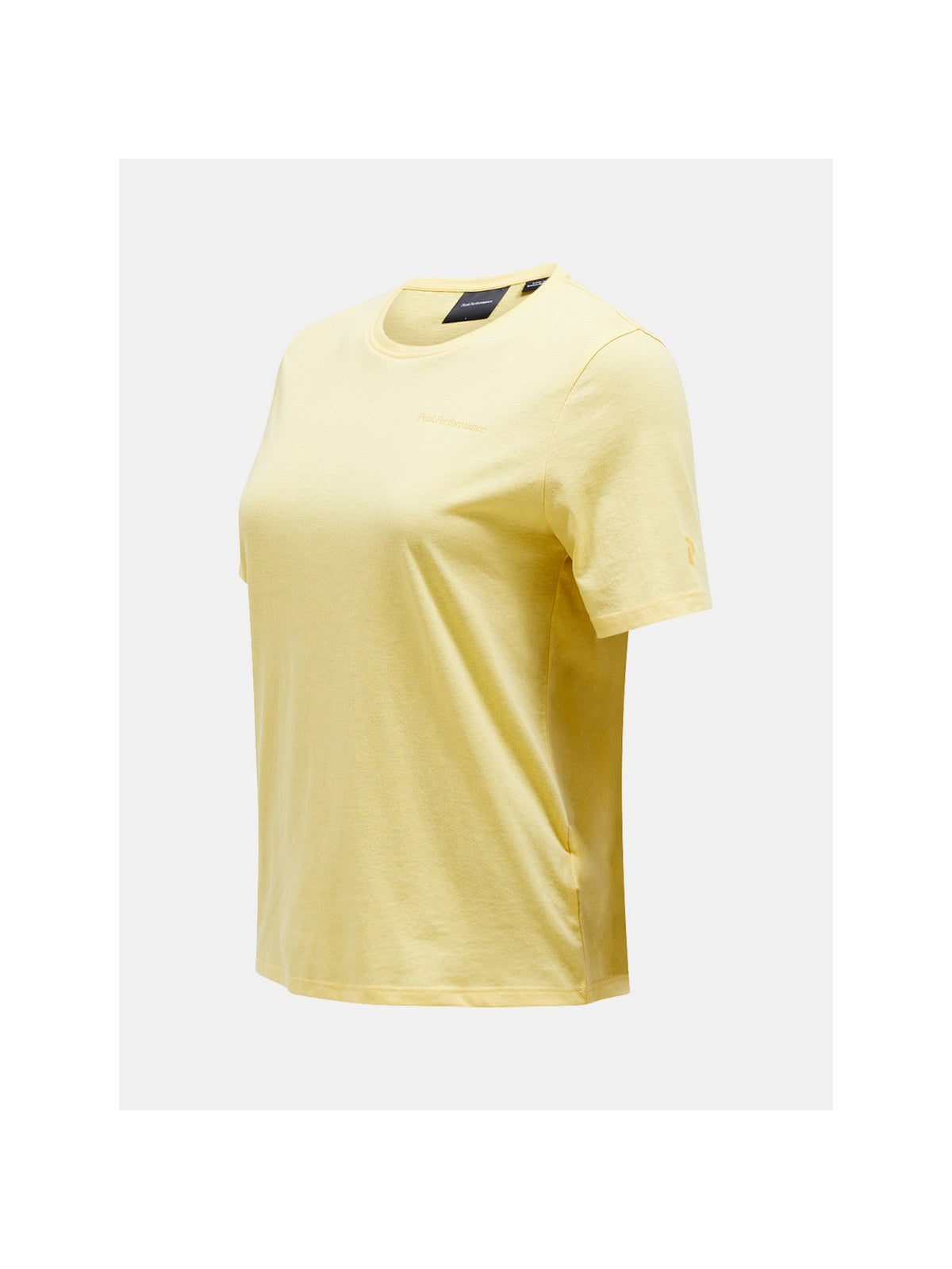 Koszulka PEAK PERFORMANCE Explore Logo Tee Women żółty - Adventure Sports