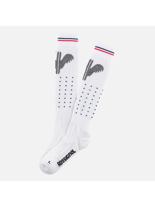 Skarpety narciarskie damskie Rossignol W Victory Socks biały - Adventure Sports
