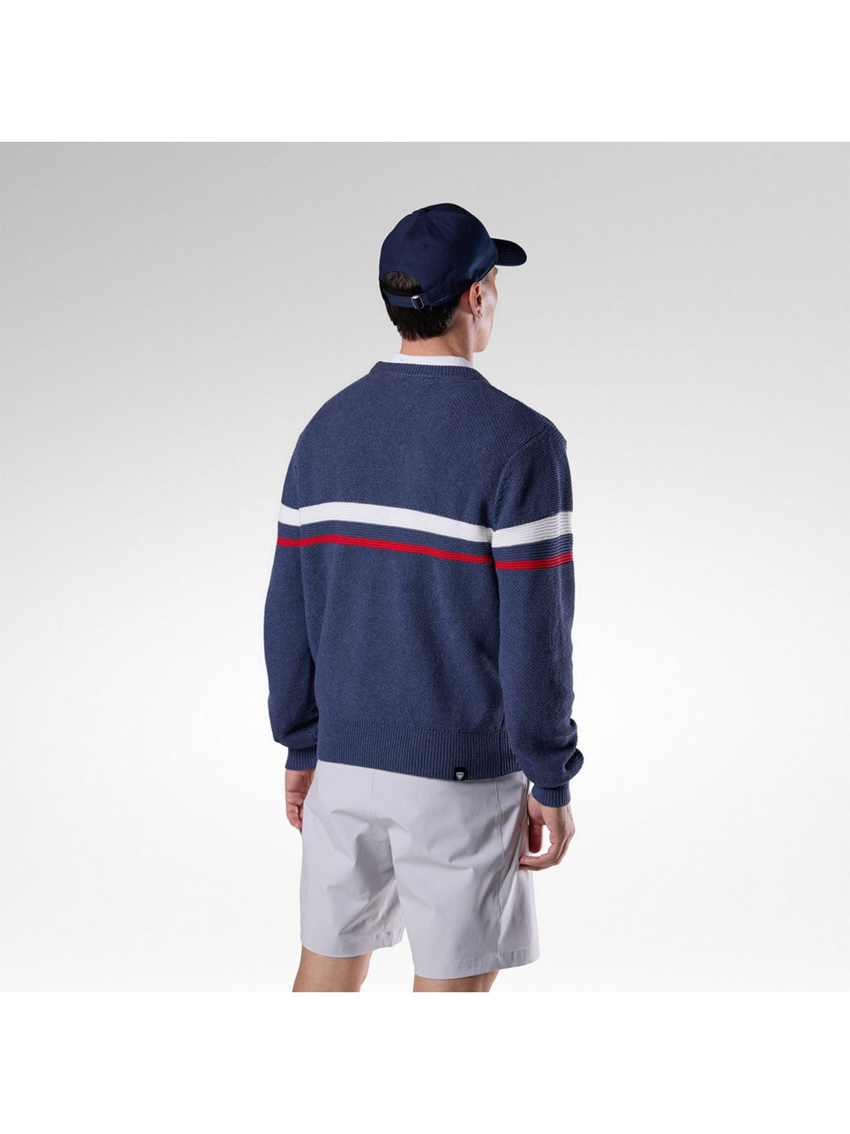 Sweter męski ROSSIGNOL M Knitted Cn Sweater granatowy