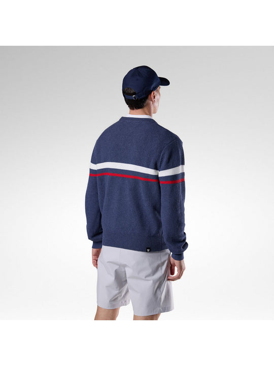 Sweter męski ROSSIGNOL M Knitted Cn Sweater granatowy
