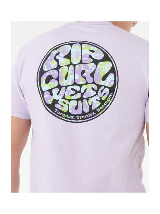 Koszulka RIP CURL WETTIE PASSAGE ICON TEE niebieska

