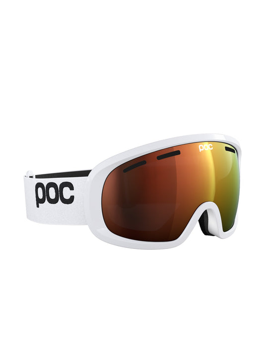 Gogle narciarskie POC Fovea Mid Wide Fit Blixten Cat 2 biały
