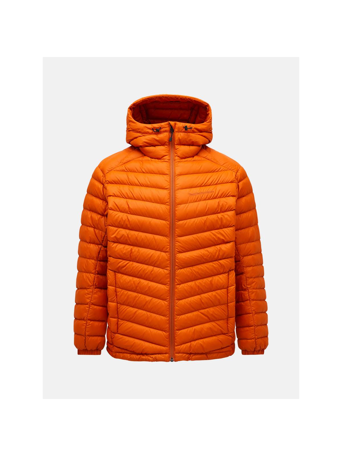 Kurtka męska puchowa Peak Performance M Frost Down Hood Jacket pomarańczowy - narciarska - Adventure Sports