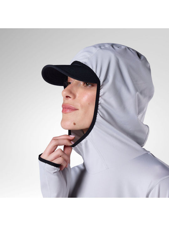 Bluza damska ROSSIGNOL W Westweg Sun Hoodie szara

