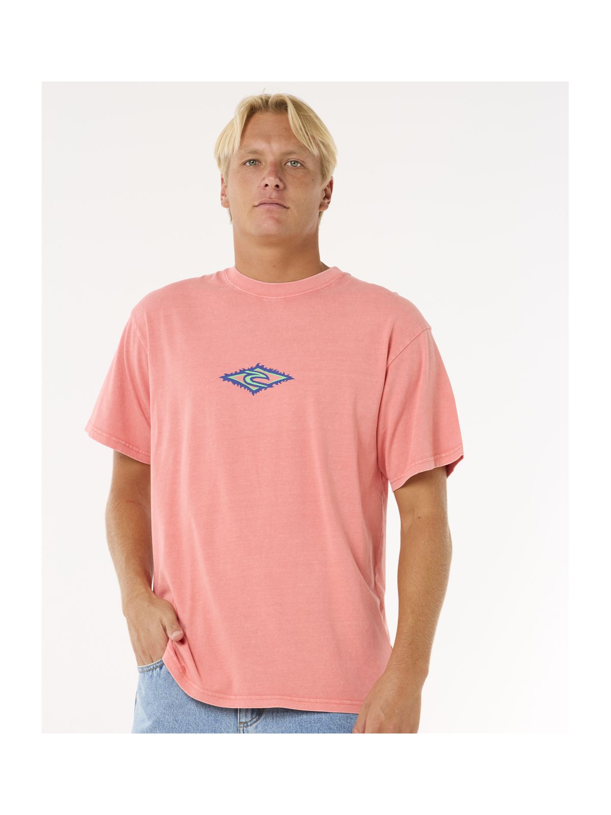 Koszulka RIP CURL Raw Energy Sloth Tee różowy