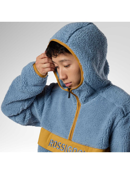 Bluza męska ROSSIGNOL Alltrack Anorak Fleece niebieska
