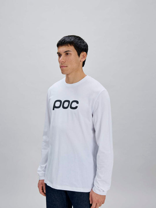Koszulka longsleeve POC L/S Tee biała
