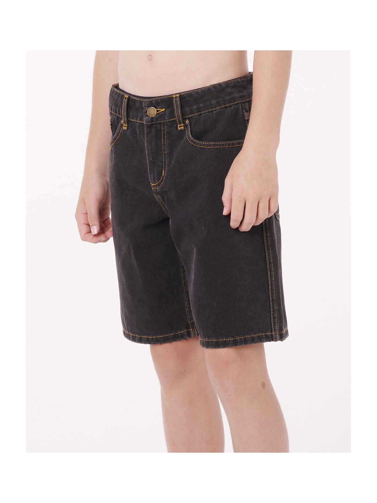 Szorty chłopięce RIP CURL Hyped Up Denim Walkshort-Boy czarne