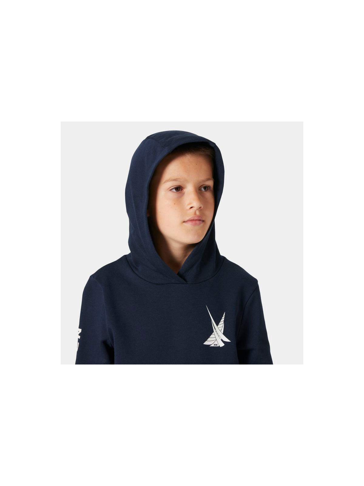 Bluza HELLY HANSEN JR HH GRAPHIC HOODIE granatowy - Adventure Sports