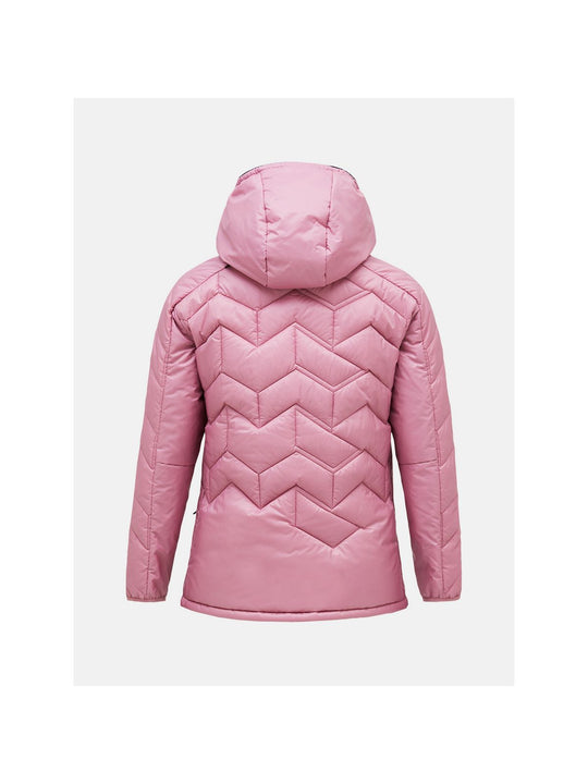 Kurtka zimowa damska Peak Performance W Elevate Liner Hood brązowy - narciarska - Adventure Sports
