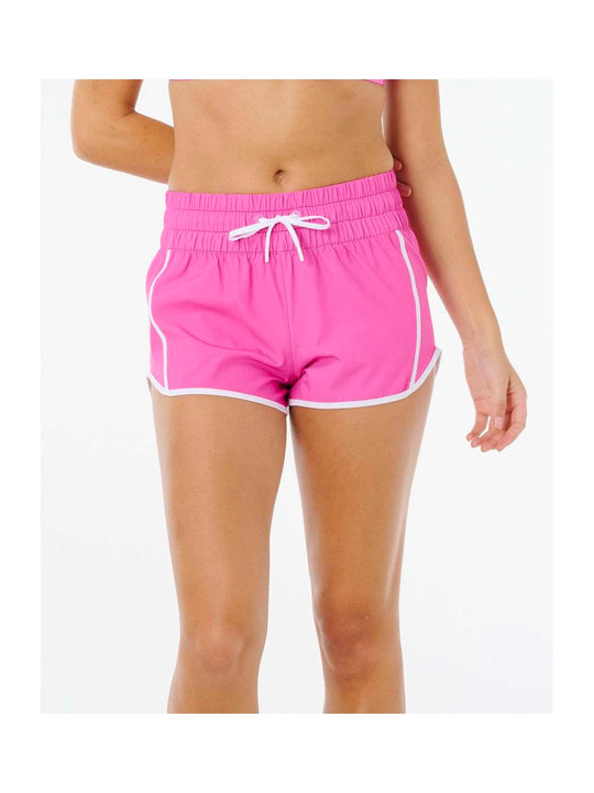 Boardshorty damskie RIP CURL High Waist Retro Volley 3 różowe
