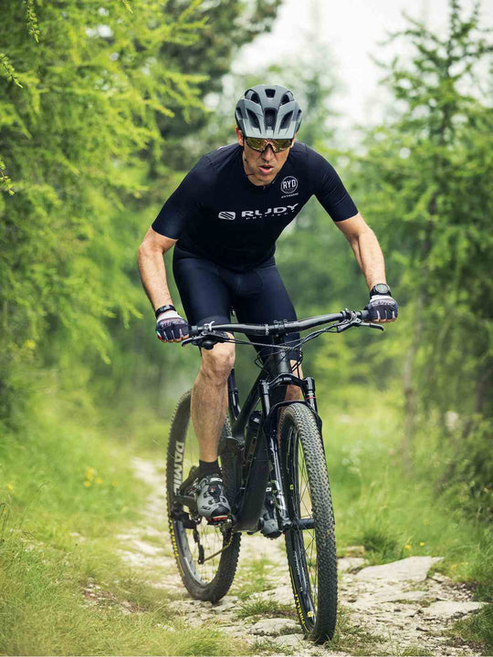 Kask rowerowy RUDY PROJECT CROSSWAY - czarny/szary - Adventure Sports
