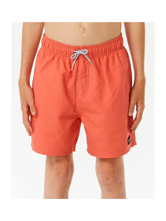 Boardshorty RIP CURL Offset Volley Boy czerwony - Adventure Sports
