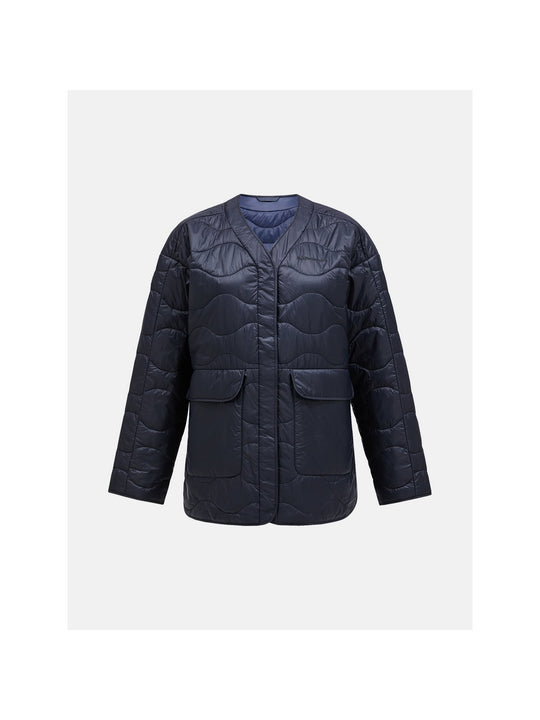 Kurtka Peak Performance W Quilted Oversized Liner czarny - Adventure Sports
