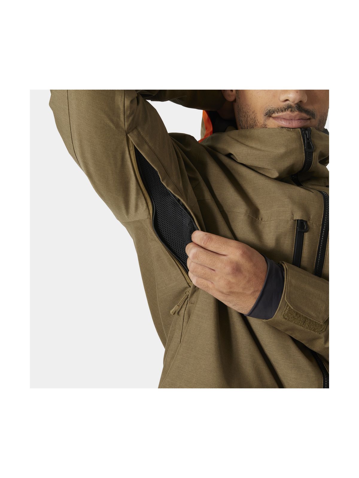 Kurtka narciarska męska HELLY HANSEN GARIBALDI 2.0 JACKET brązowa
