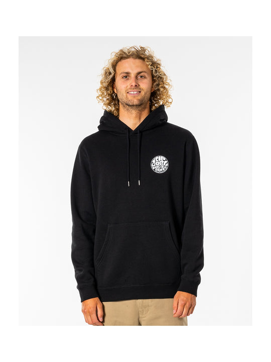 Bluza męska Rip Curl WETSUIT ICON HOOD czarna - Adventure Sports
