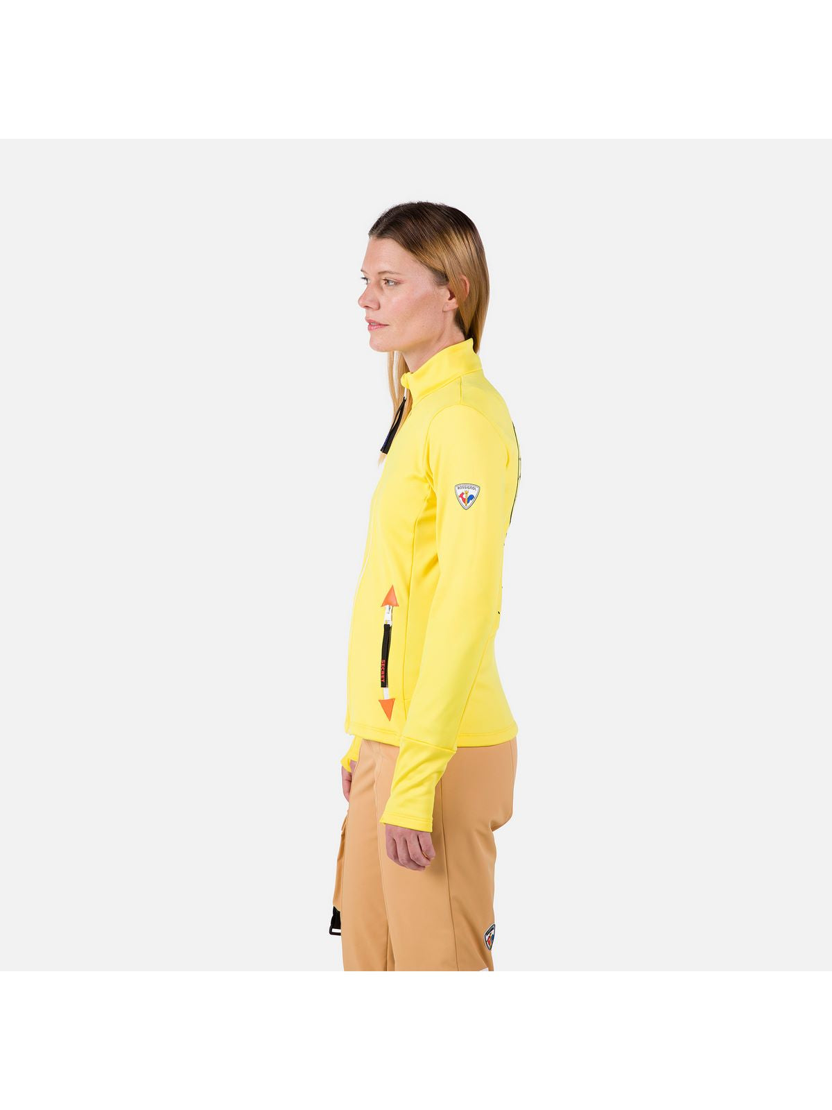 Bluza Rossignol W Climi Jkt żółty - Adventure Sports