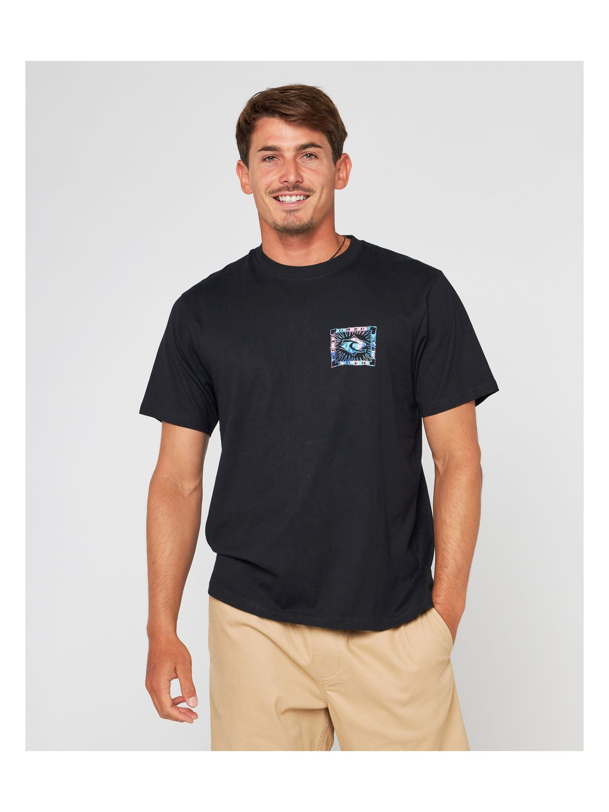 Koszulka RIP CURL Ripcurl X Ba Bapt Photoprintee czarny - Adventure Sports