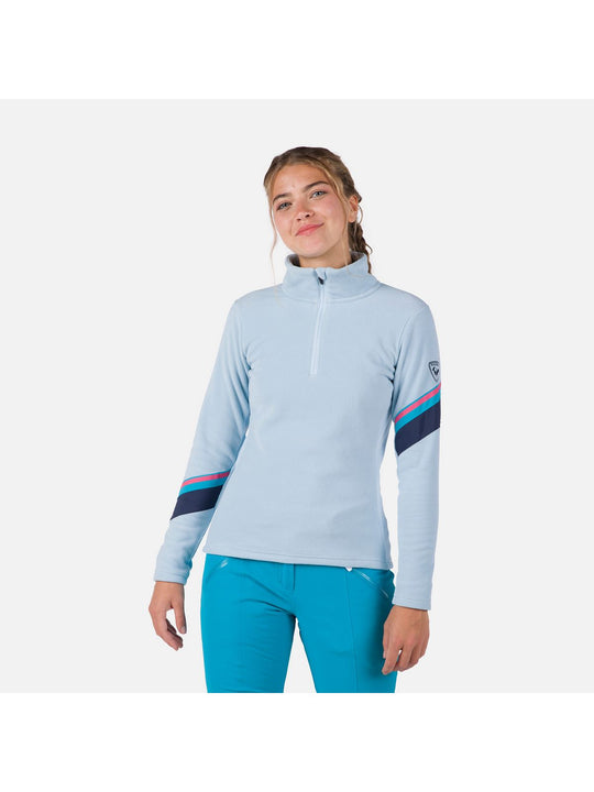 Bluza damska Rossignol W Strawpile Fleece Hz niebieska - Adventure Sports

