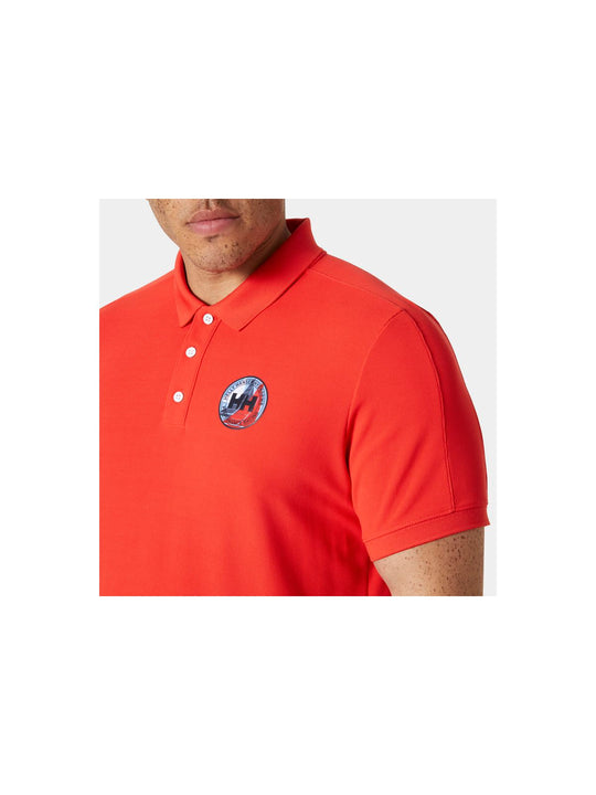 Koszulka HELLY HANSEN HP RACE POLO 2.0 czerwony - Adventure Sports
