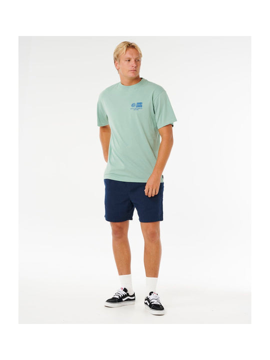 Koszulka męska RIP CURL Pacific Rinse Glass Off Tee zielona
