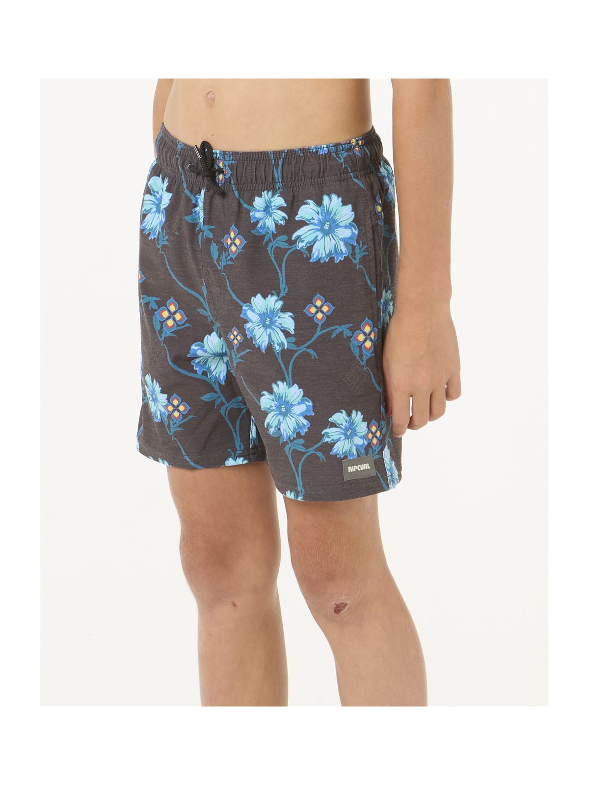 Szorty kąpielowe chłopięce RIP CURL Surf Revival Floral Volley-Boy czarne