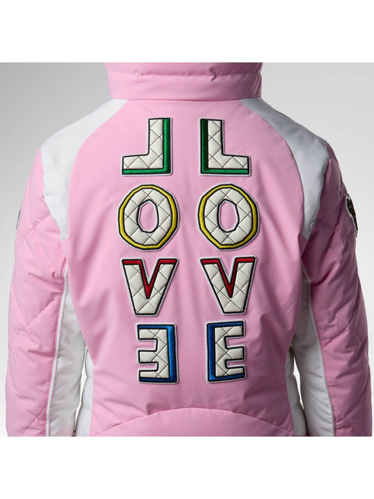 Kurtka narciarska damska ROSSIGNOL W Jcc Valdiz Down Ski Jacket różowa
