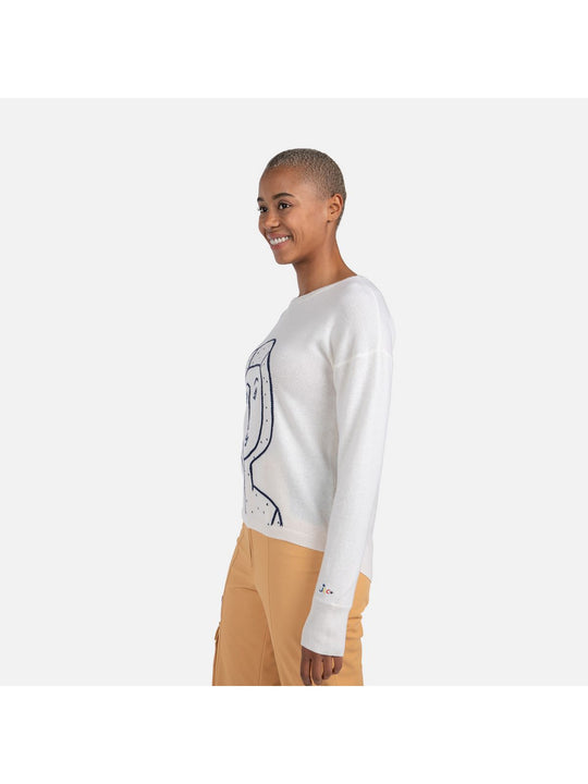 Sweter Rossignol W Jcc Lina Pull biały - Adventure Sports
