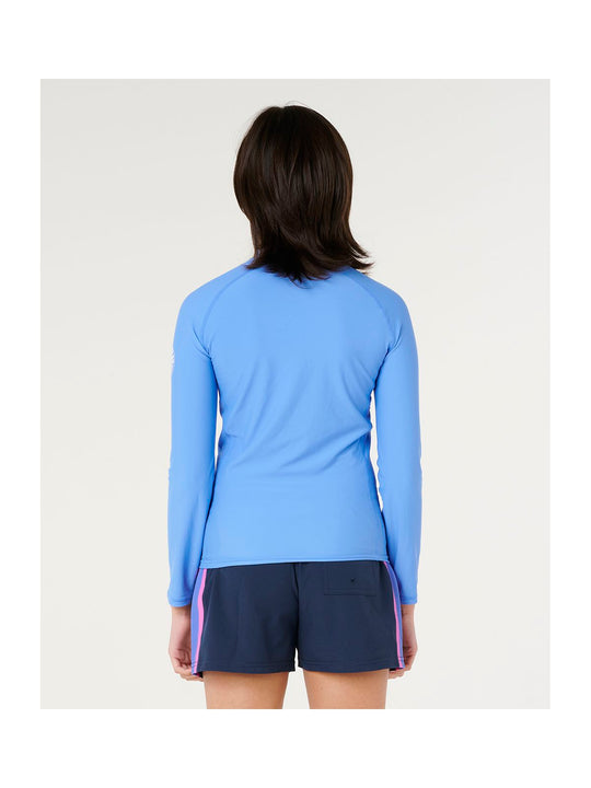 Lycra dziewczęca RIP CURL Classic Surf Ls Rashvest-Girl niebieska
