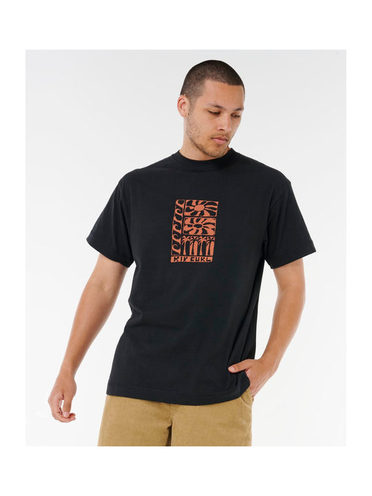 Koszulka RIP CURL AOTS TY WILLIAMS STACKED TEE czarna
