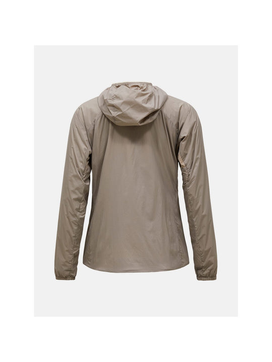 Kurtka outdoorowa damska PEAK PERFORMANCE Freelight Polartec Alpha Insulated Hood Jacket beżowa
