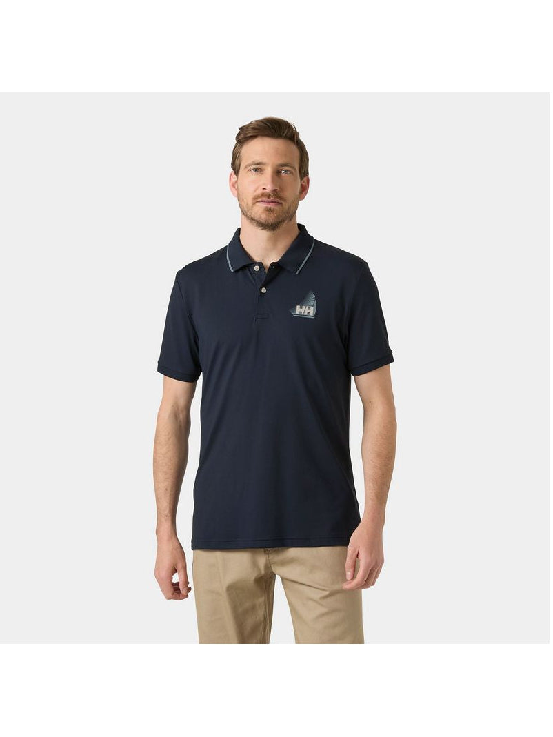 Koszulka męska HELLY HANSEN Hp Figari Polo granatowa